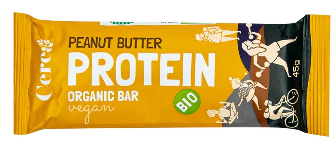 Levně CEREA Tyčinka Protein Bar arašídová BIO 45 g