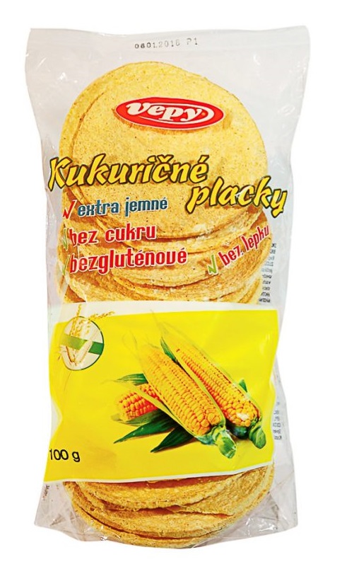 Levně Vepy kukuřičné placky bez lepku 100 g