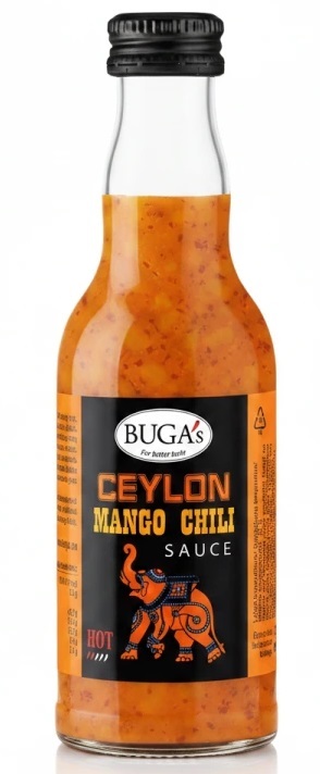 BUGA´s Ceylonská omáčka s mangem a chilli sklo 220g/190ml