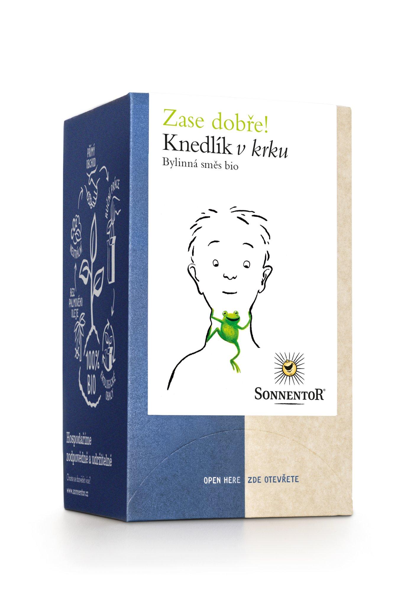 Levně Sonnentor Čaj Knedlík v krku BIO 27 g