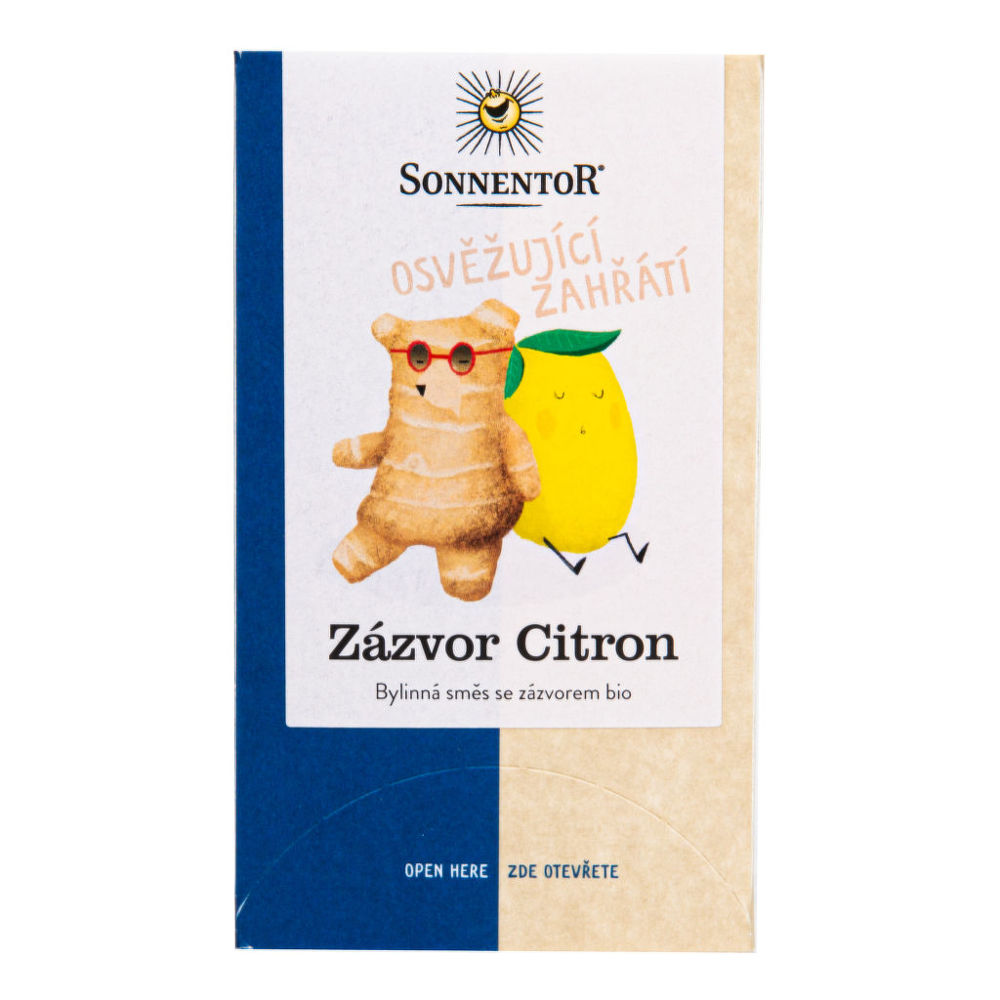 Sonnentor Čaj Zázvor citron BIO 32,4 g