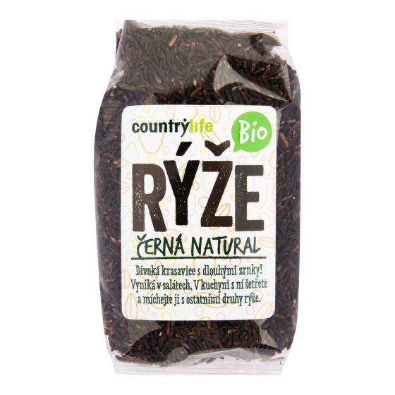 Levně Country Life Rýže černá natural BIO 500 g EXP.1.6.2026
