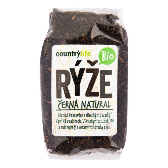 Country Life Rýže černá natural BIO 500 g