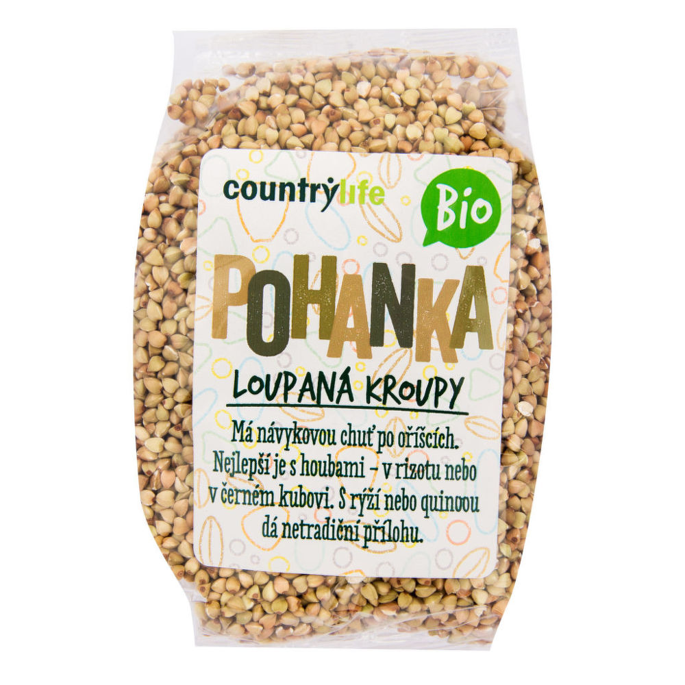 Country Life Pohanka loupaná kroupy Bio 500 g