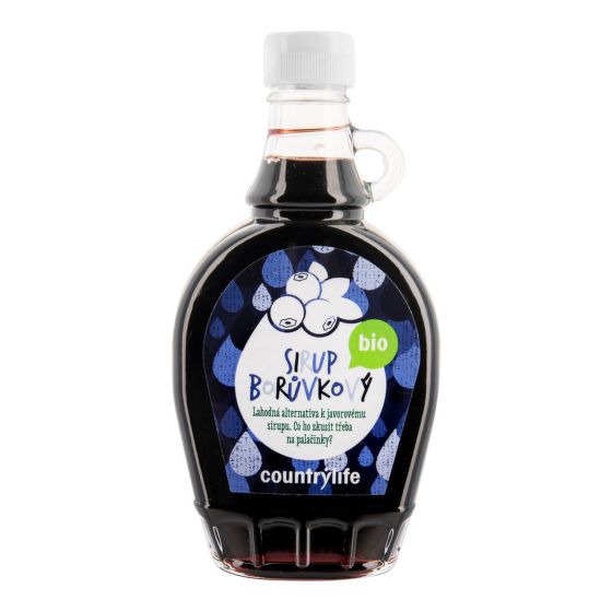 Country Life Sirup borůvkový BIO 250 ml