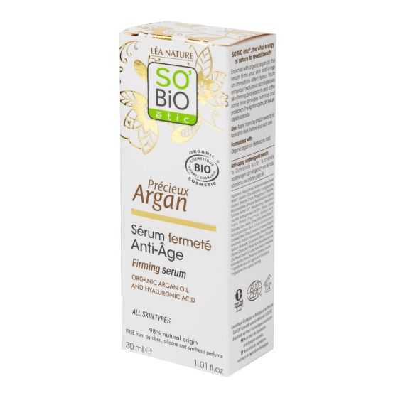 SO´BiO étic Sérum zpevňující BIO Anti-Age Precieux Argan 30 ml