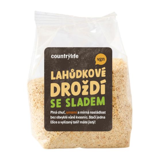 Country Life Droždí lahůdkové se sladem 150 g