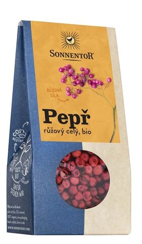 Levně Sonnentor Pepř růžový celý BIO 20 g
