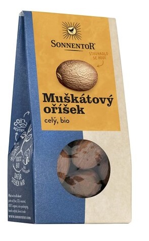 Levně Sonnentor Muškátový oříšek celý BIO 25 g