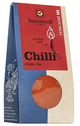 Sonnentor Chilli mleté Kajenský pepř extra ostré BIO 40 g