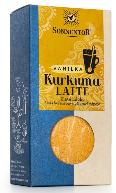 Levně Sonnentor Kurkuma latte vanilka BIO 60 g