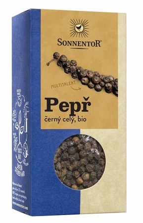 Levně Sonnentor Pepř černý celý BIO 55 g