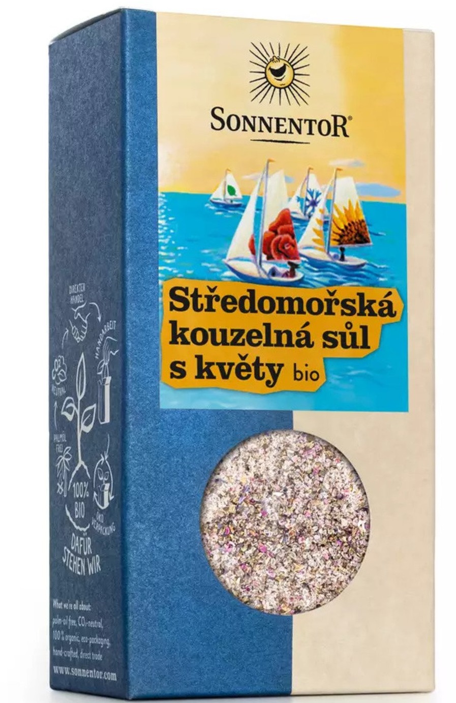 Sonnentor Středomořská kouzelná sůl s květy 120 g