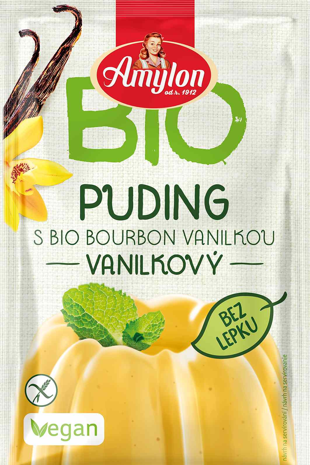 Levně Amylon Pudink vanilkový bezlepkový BIO 40 g