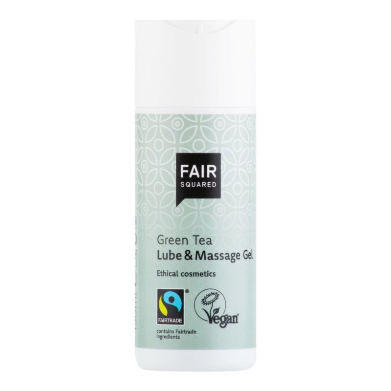 Fair Squared Lubrikační a masážní gel se zeleným čajem - veganský a fair trade 150 ml