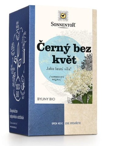 Levně Sonnentor Čaj Černý bez květ BIO 27 g