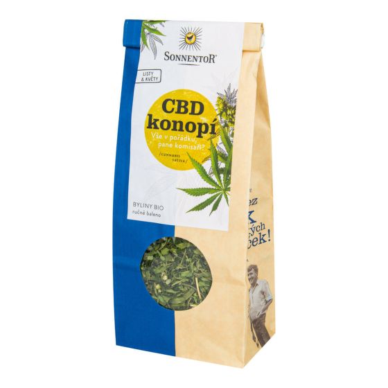 Sonnentor Čaj CBD konopí sypaný BIO 80 g