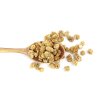 mulberry dry berries morus alba wooden spoon isolated white background top view (1)