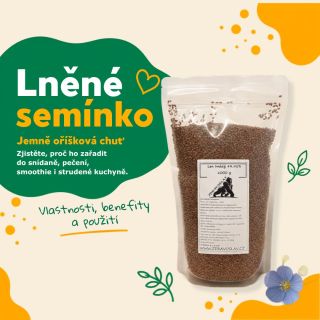 🌾 Malé semínko, obří služba pro vaše bříško! Vypadá nenápadně, ale nenechte se zmást, lněné semínko je doslova...