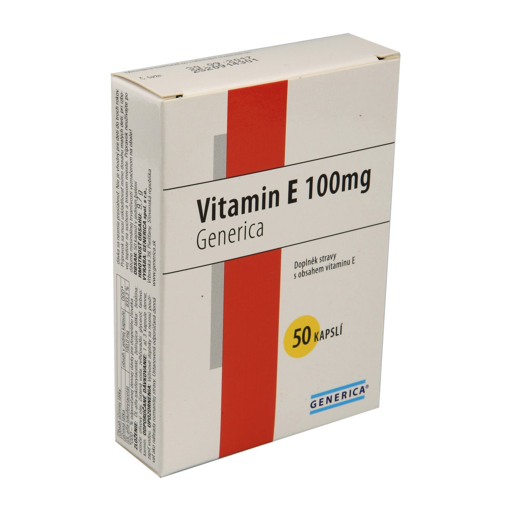 Vitamin E 100 I.U.cps.50 Generica - Zdravotal