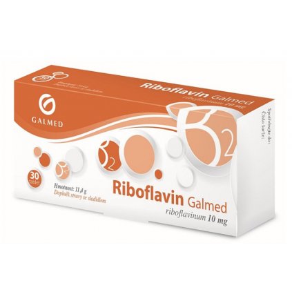 Riboflavin Tbl.30x10mg Galmed