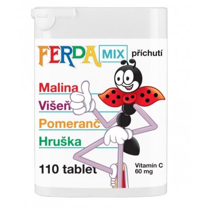 C vitamin 60mg Ferda Mix 35g tbl.110 