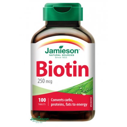 JAMIESON Biotin 250 mcg tbl.100 