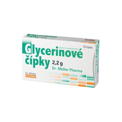 Glycerinové čípky 2.2g 12 čípků Dr.Müller 