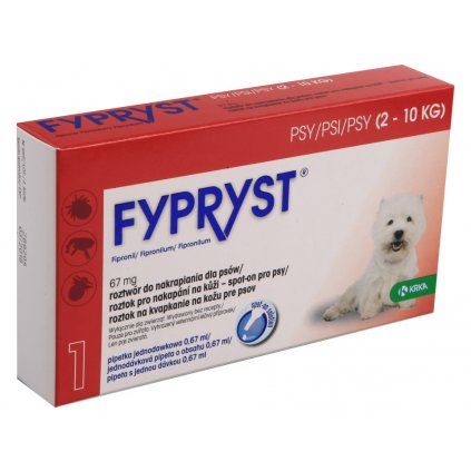 Fypryst Dogs spot-on pro psy 1x0.67ml 