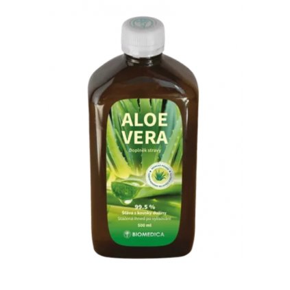 Biomedica Aloe vera přírodní šťáva 99.5% 500 ml