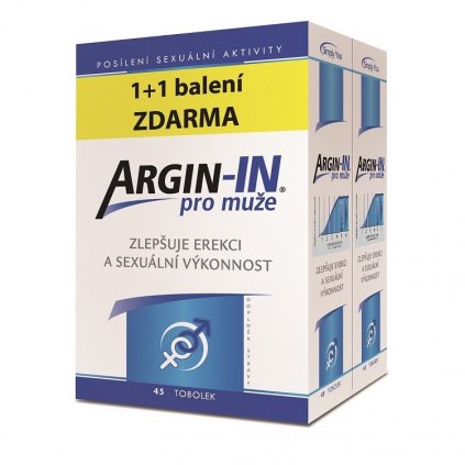 Argin-IN pro muže tob.45 + Argin-IN tob.45 zdarma 