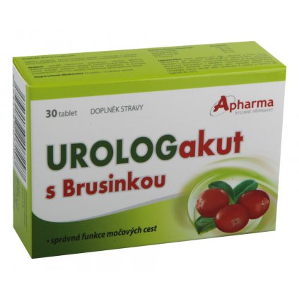 Apotheke Urolog akut s brusinkou tbl. 30 