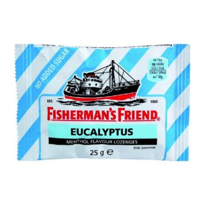 Fisherman's Friend Fishermans Friend bonbóny dia eukalyptus modré 25 g