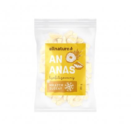 Allnature Ananas sušený mrazem kousky 20g 