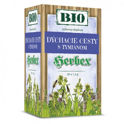 HERBEX BIO Dýchací cesty s tymiánem n.s.20x1.2g 