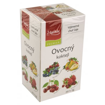 Apotheke Ovocný koktejl čaj.směsi 4v1 20x2g 