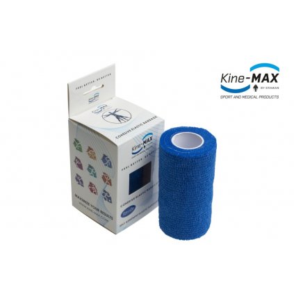 Kine-MAX Cohesive elast.samofix.10cmx4.5m modré 