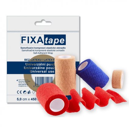 FIXAtape STRETCH samofix.obinad.5x450cm mix barev 