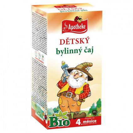 Apotheke Dětský čaj BIO bylinný 20x1.5g 