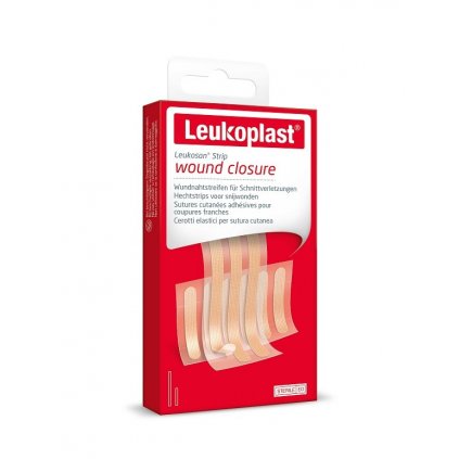 Leukoplast Leukosan Strip náplast.stehy 2vel. 9ks 