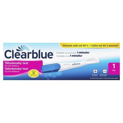 Clearblue PLUS rychlá detekce těhotenský test 1ks 