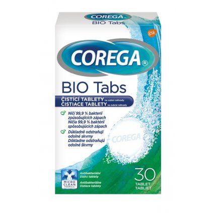 Corega Bio Tabs čisticí tablety 30ks 