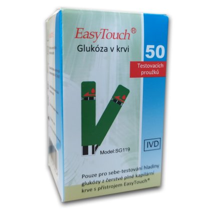 Proužky EASY TOUCH glukóza 50ks