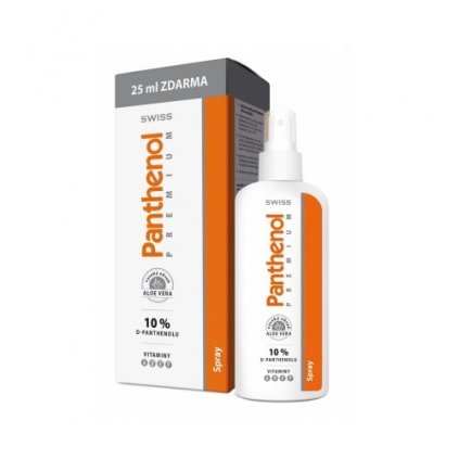 Panthenol 10% Swiss Premium spray 150+25ml ZDARMA 