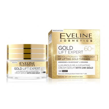 Eveline GOLD LIFT Expert denní noční krém 60+ 50 ml