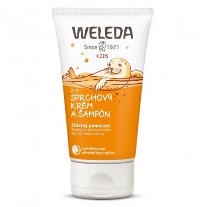 WELEDA 2v1 sprch.krém a šamp.Šťastný pomeran 150ml