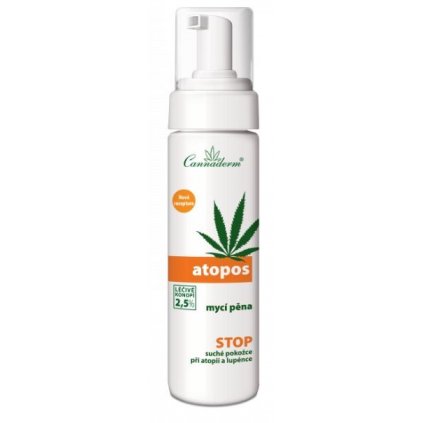 Cannaderm Atopos mycí pěna NEW 180ml 