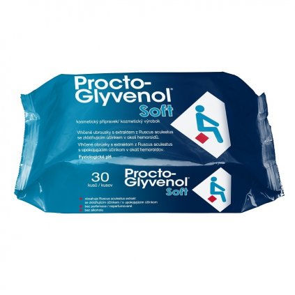 Procto-Glyvenol Soft - vlhčené ubrousky 30ks 