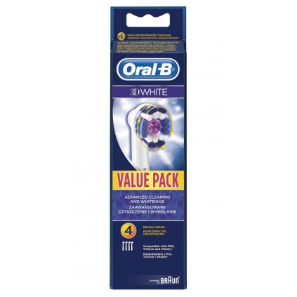 Oral-B EB 18 3D White náhradní hlavice 4ks 