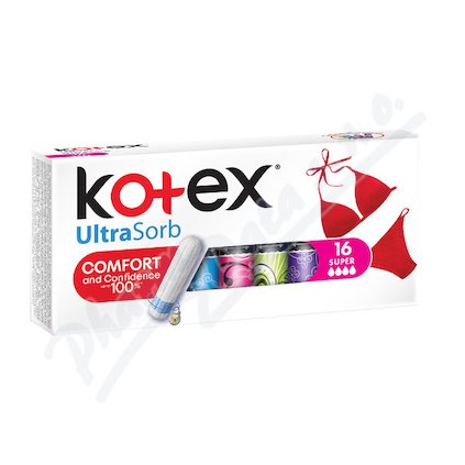 KOTEX Ultrasorb tampony Super 16ks 
